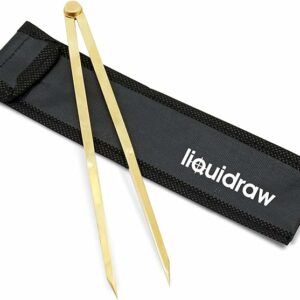 Compas de navigation Liquidraw en laiton massif 20 cm